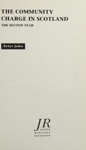 The Community Charge in Scotland, Year 2