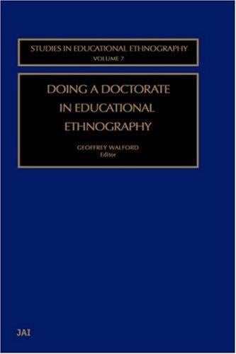 Doing a doctorate in educational ethnography
