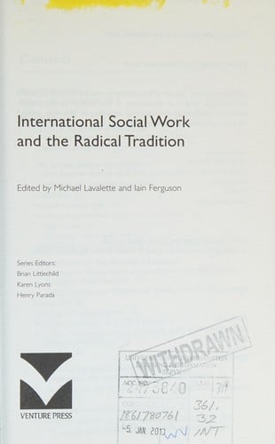 International social work and the radical tradition