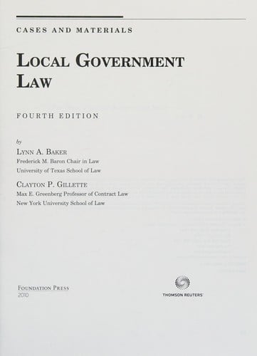 Local government law