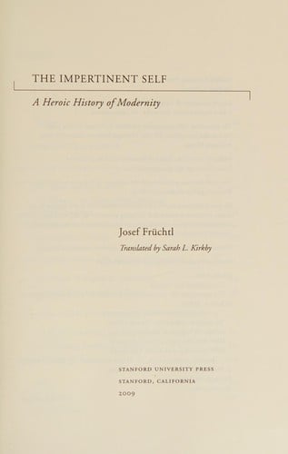 The impertinent self