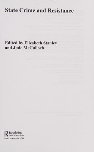 State crime and resistance