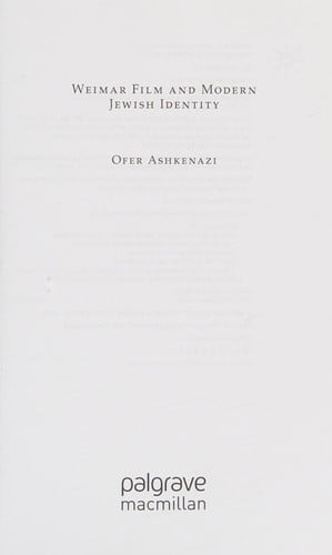 Weimar film and modern Jewish identity