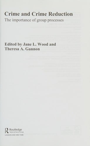 Crime and crime reduction