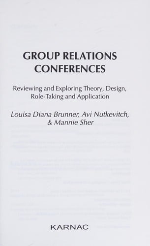 Group relations conferences