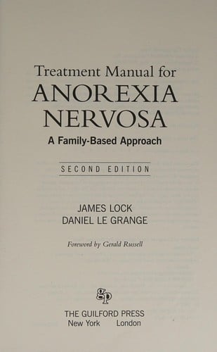 Treatment manual for anorexia nervosa