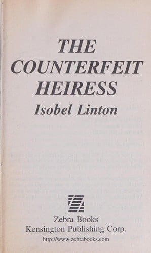 The Counterfeit Heiress