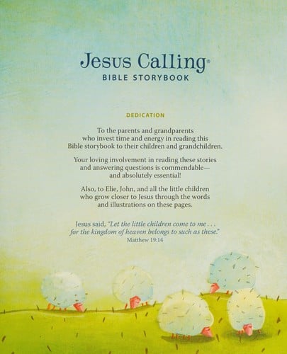 Jesus calling Bible storybook