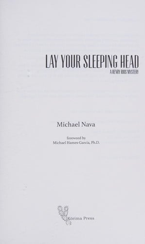 Lay your sleeping head