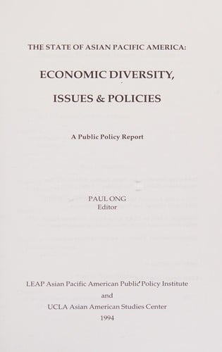 The state of Asian Pacific America
