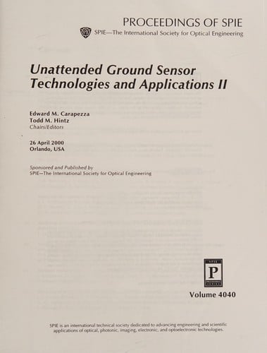 Unattended ground sensor technologies and applications II