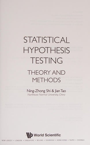 Statistical hypothesis testing