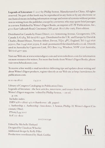 Legends of literature