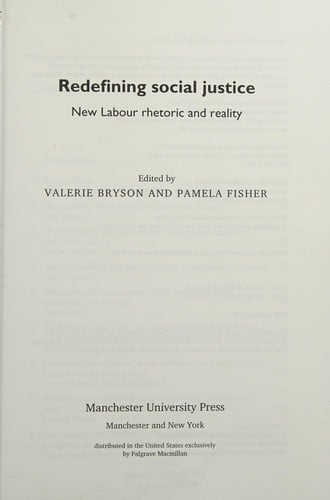 Redefining social justice