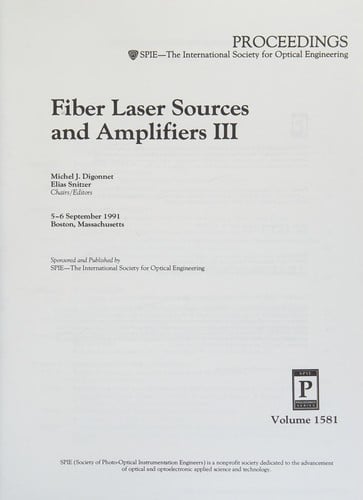 Fiber laser sources and amplifiers III