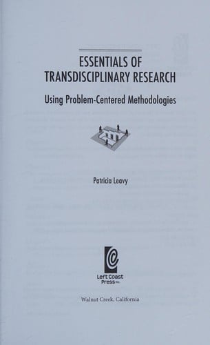 Essentials of transdisciplinary research