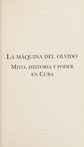 La máquina del olvido