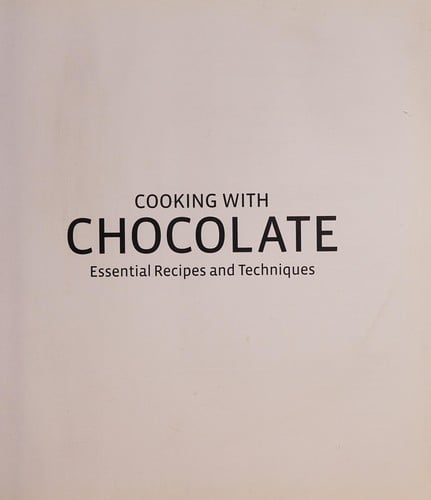 Cooking with chocolate