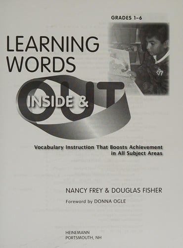 Learning words from the inside out