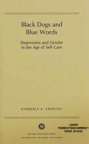 Black dogs and blue words