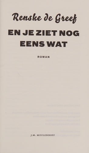 En je ziet nog eens wat