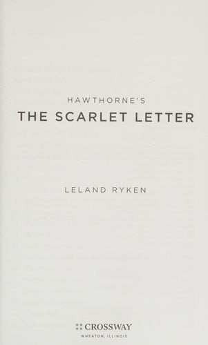 Hawthorne's The scarlet letter