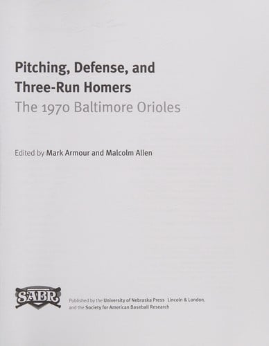 Pitching, defense, and three-run homers