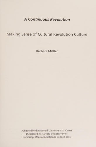 A continuous revolution