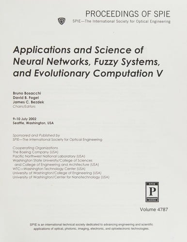 Applications and science of neural networks, fuzzy systems, and evolutionary computation V