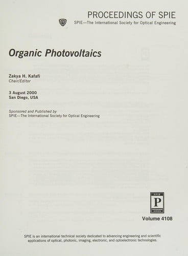 Organic photovoltaics
