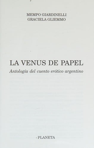 La Venus de papel