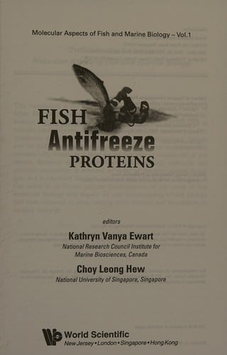 Fish antifreeze proteins