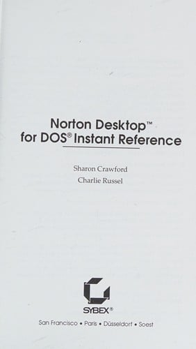 Norton Desktop for DOS instant reference