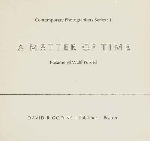 A matter of time