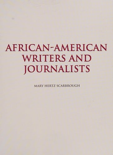 African American writers and journalists