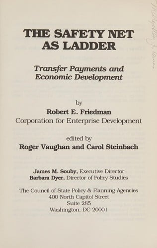 The safety net as ladder