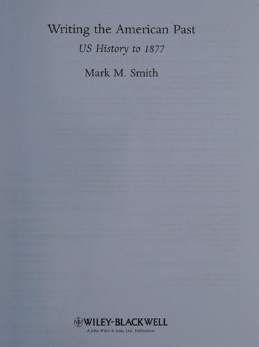 Writing the American past