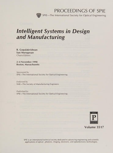 Intelligent systems in design and manufacturing