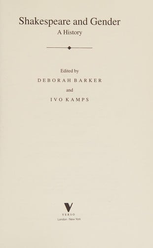 Materialist Shakespeare