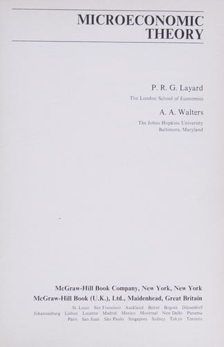 Microeconomic theory