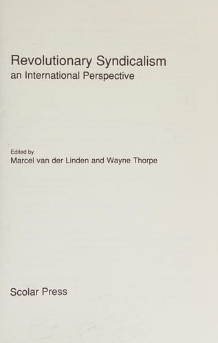 Revolutionary syndicalism