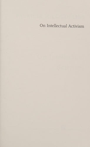 On intellectual activism