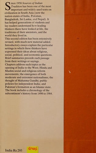 Sources of Indian tradition