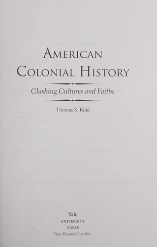 American colonial history