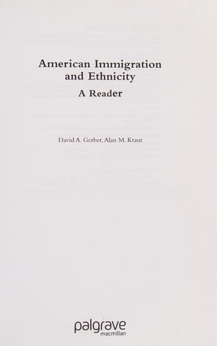 American immigration and ethnicity