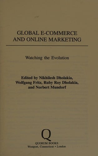 Global e-commerce and online marketing