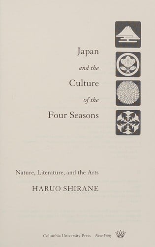 Japan and the culture of the four seasons