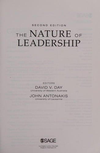 The nature of leadership