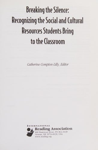 Breaking the silence