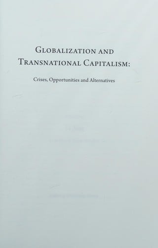 Globalization and transnational capitalism